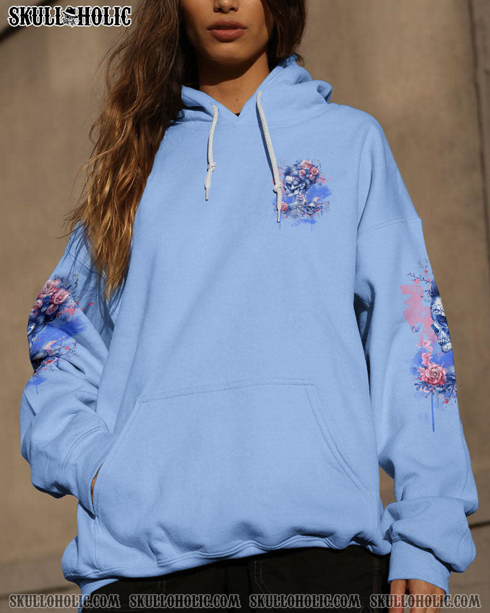 MY BACK IS NOT A VOICEMAIL MESSY BUN SKULL ALL OVER PRINT – TLNZ2303243