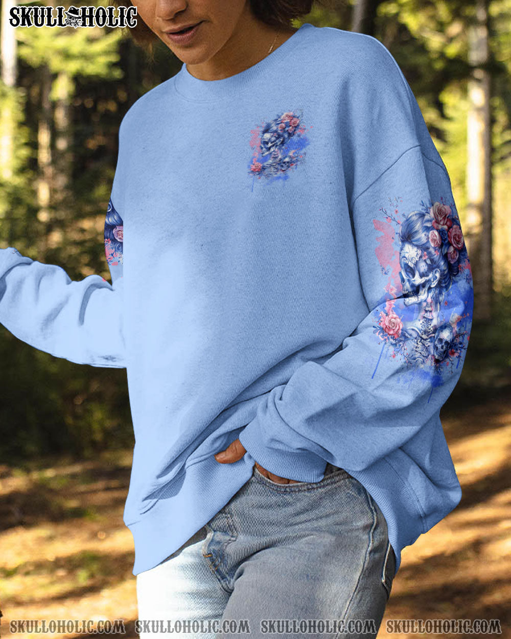 MY BACK IS NOT A VOICEMAIL MESSY BUN SKULL ALL OVER PRINT – TLNZ2303243