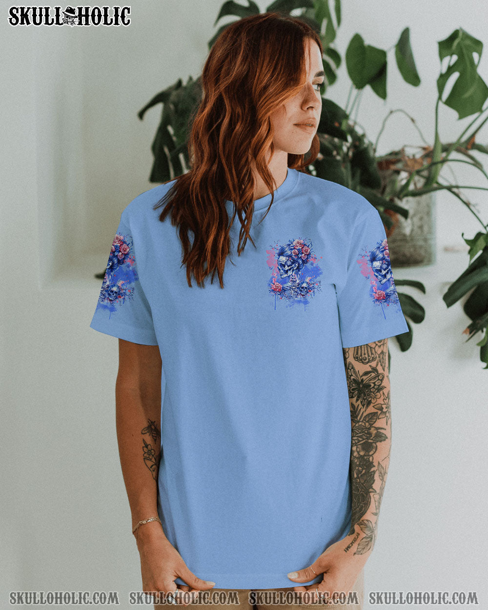 MY BACK IS NOT A VOICEMAIL MESSY BUN SKULL ALL OVER PRINT – TLNZ2303243