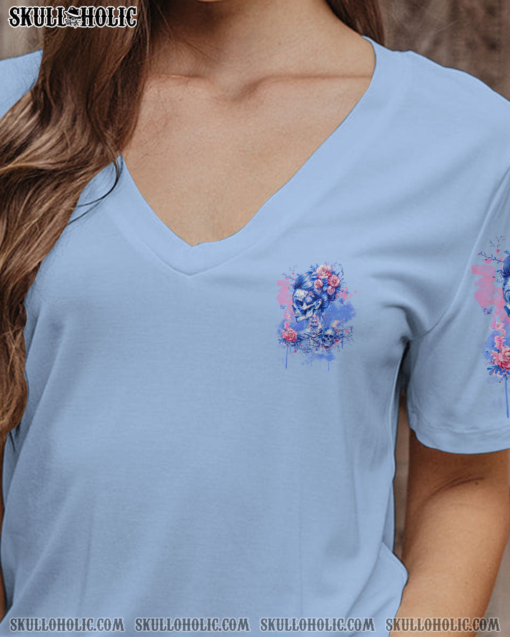MY BACK IS NOT A VOICEMAIL MESSY BUN SKULL ALL OVER PRINT – TLNZ2303243