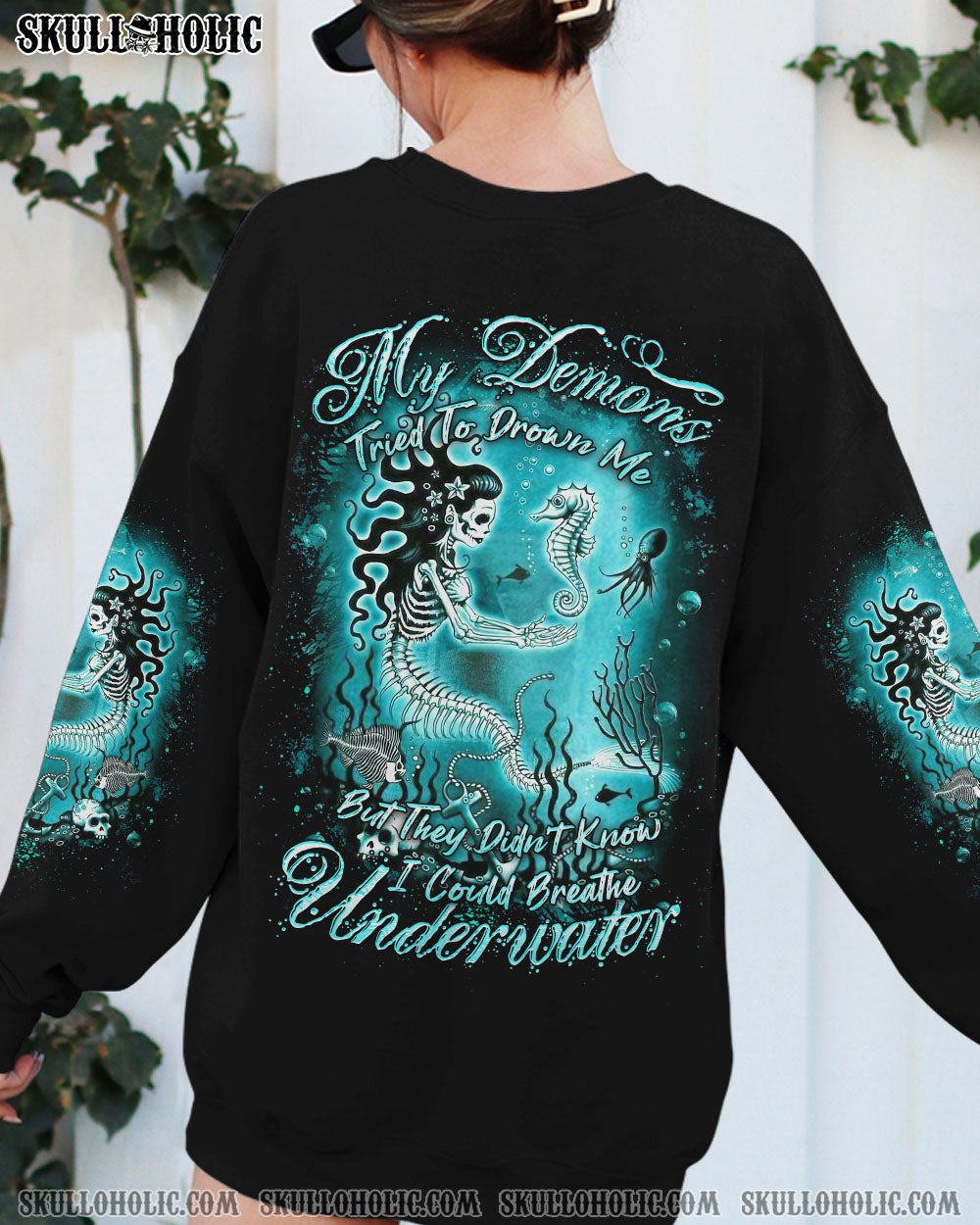 MY DEMONS TRIED TO DROWN ME MERMAID ALL OVER PRINT – YHDU1008234