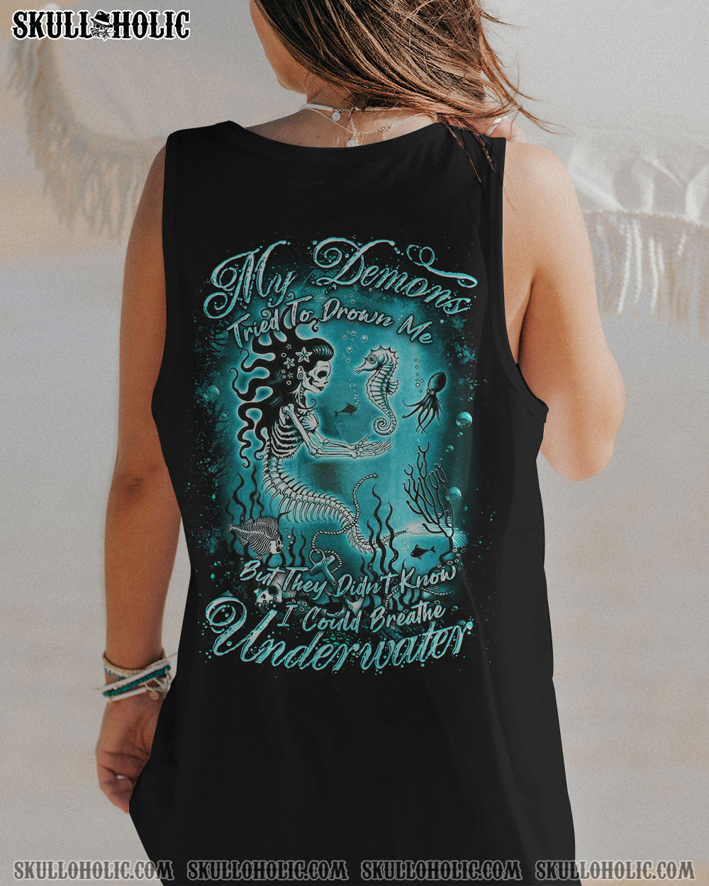 MY DEMONS TRIED TO DROWN ME MERMAID ALL OVER PRINT – YHDU1008234