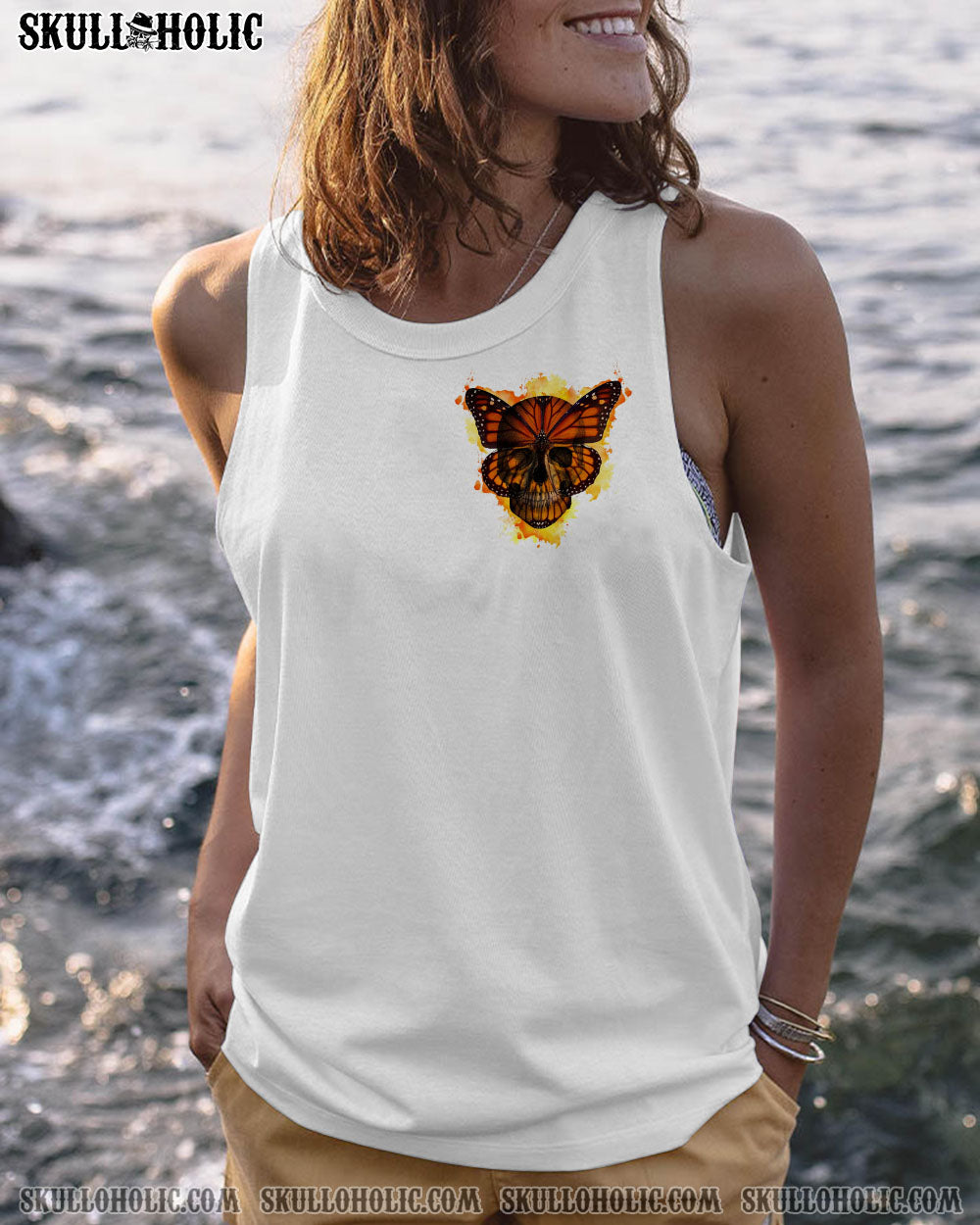 MY GIVE A F BUTTERFLY SKULL ALL OVER PRINT – TLTY2012221