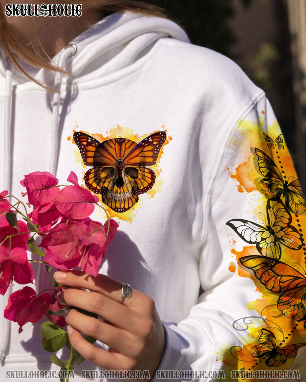 MY GIVE A F BUTTERFLY SKULL ALL OVER PRINT – TLTY2012221
