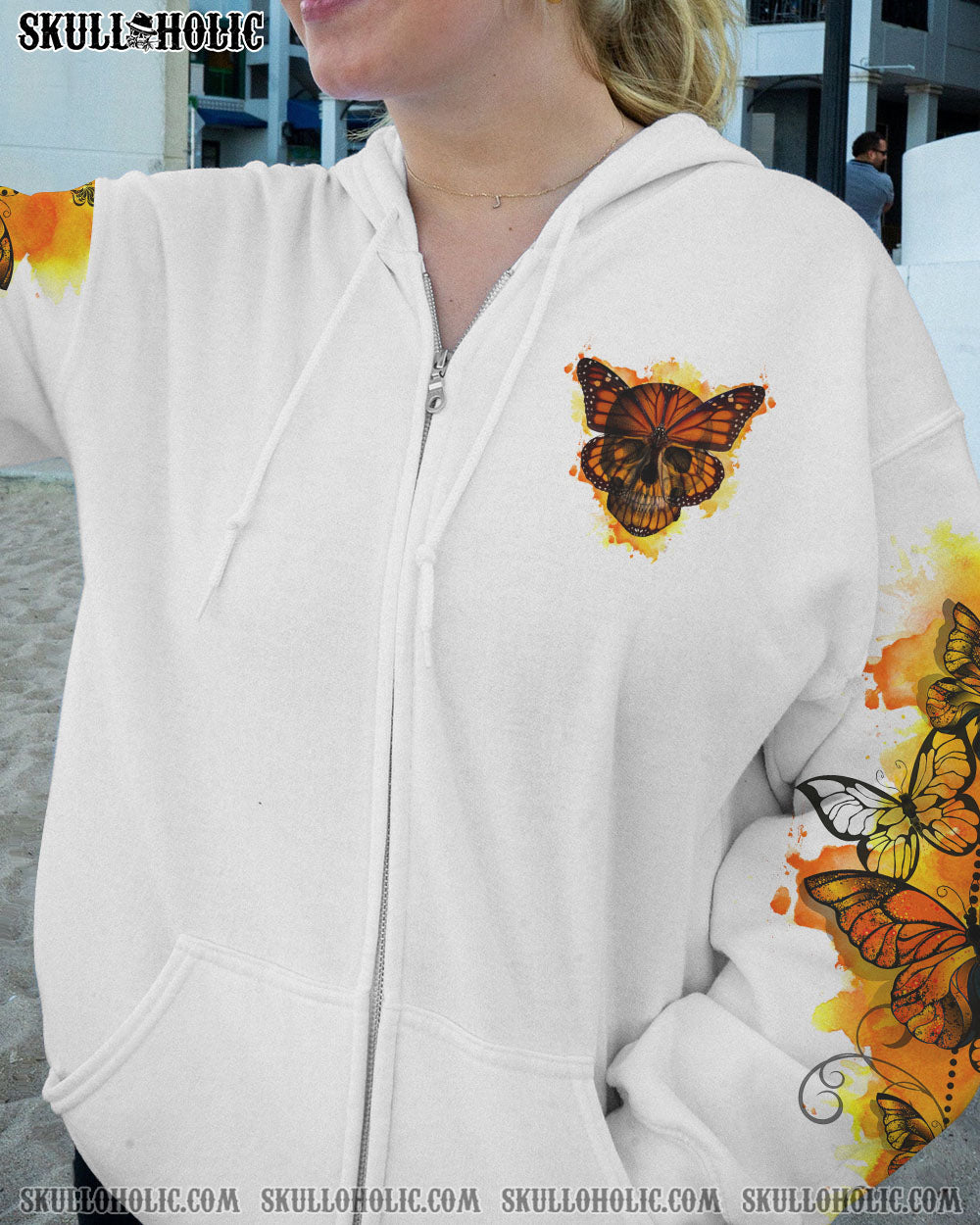 MY GIVE A F BUTTERFLY SKULL ALL OVER PRINT – TLTY2012221