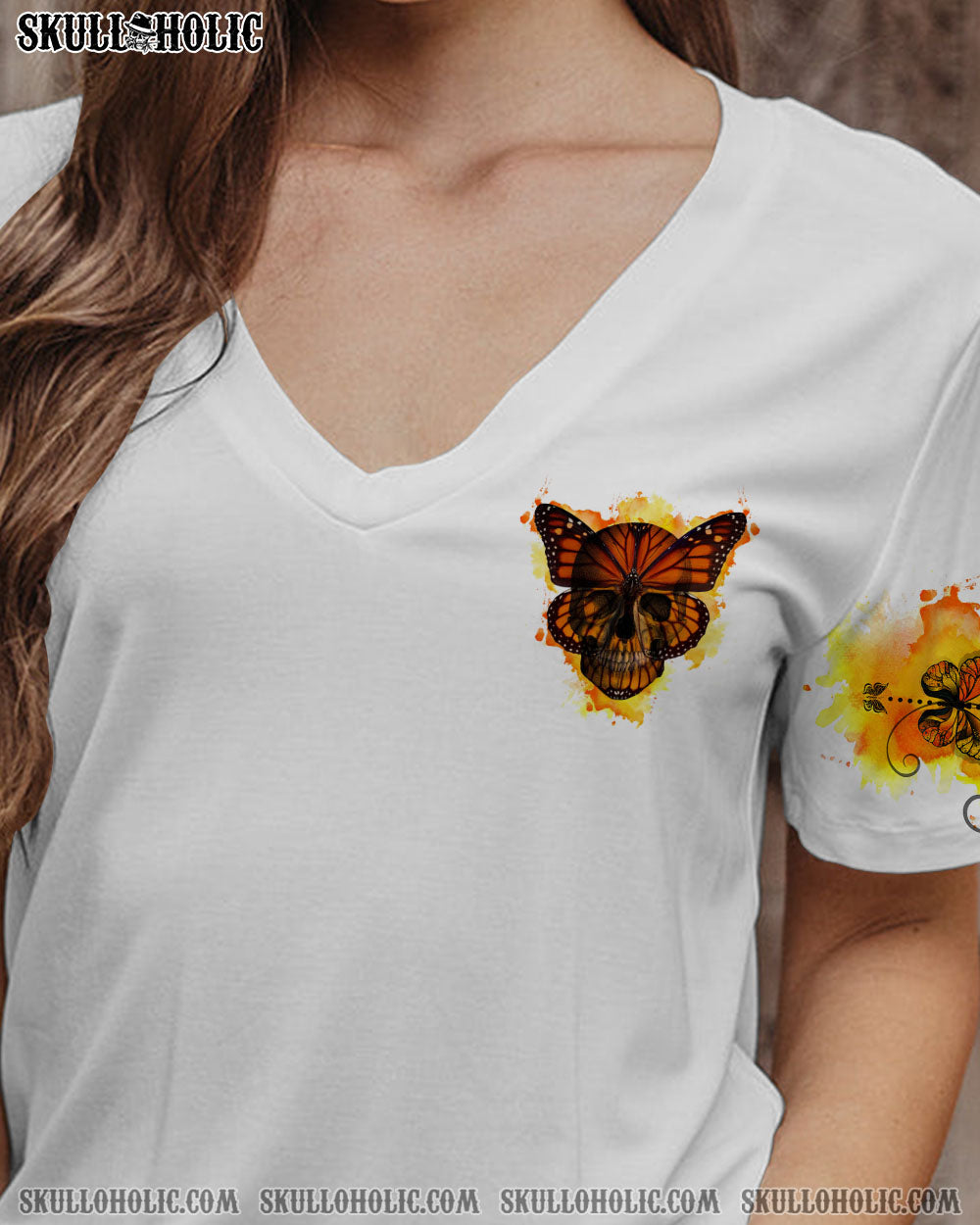 MY GIVE A F BUTTERFLY SKULL ALL OVER PRINT – TLTY2012221
