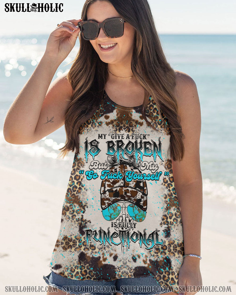 MY GIVE A F COWHIDE ALL OVER PRINT – TLTY2112221