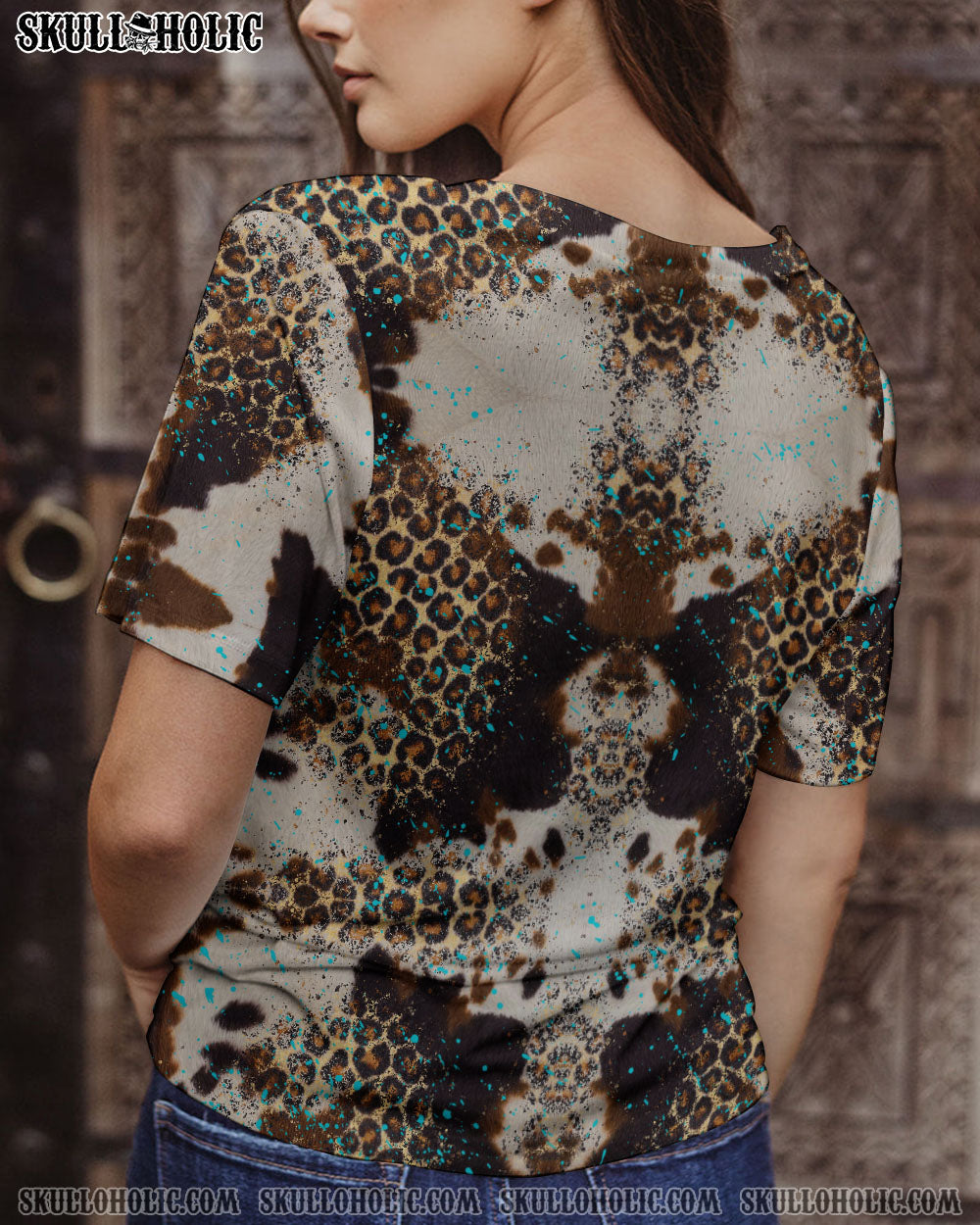 MY GIVE A F COWHIDE ALL OVER PRINT – TLTY2112221