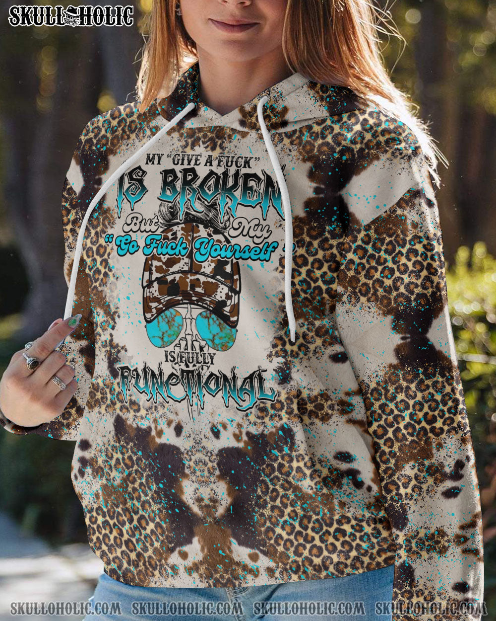 MY GIVE A F COWHIDE ALL OVER PRINT – TLTY2112221