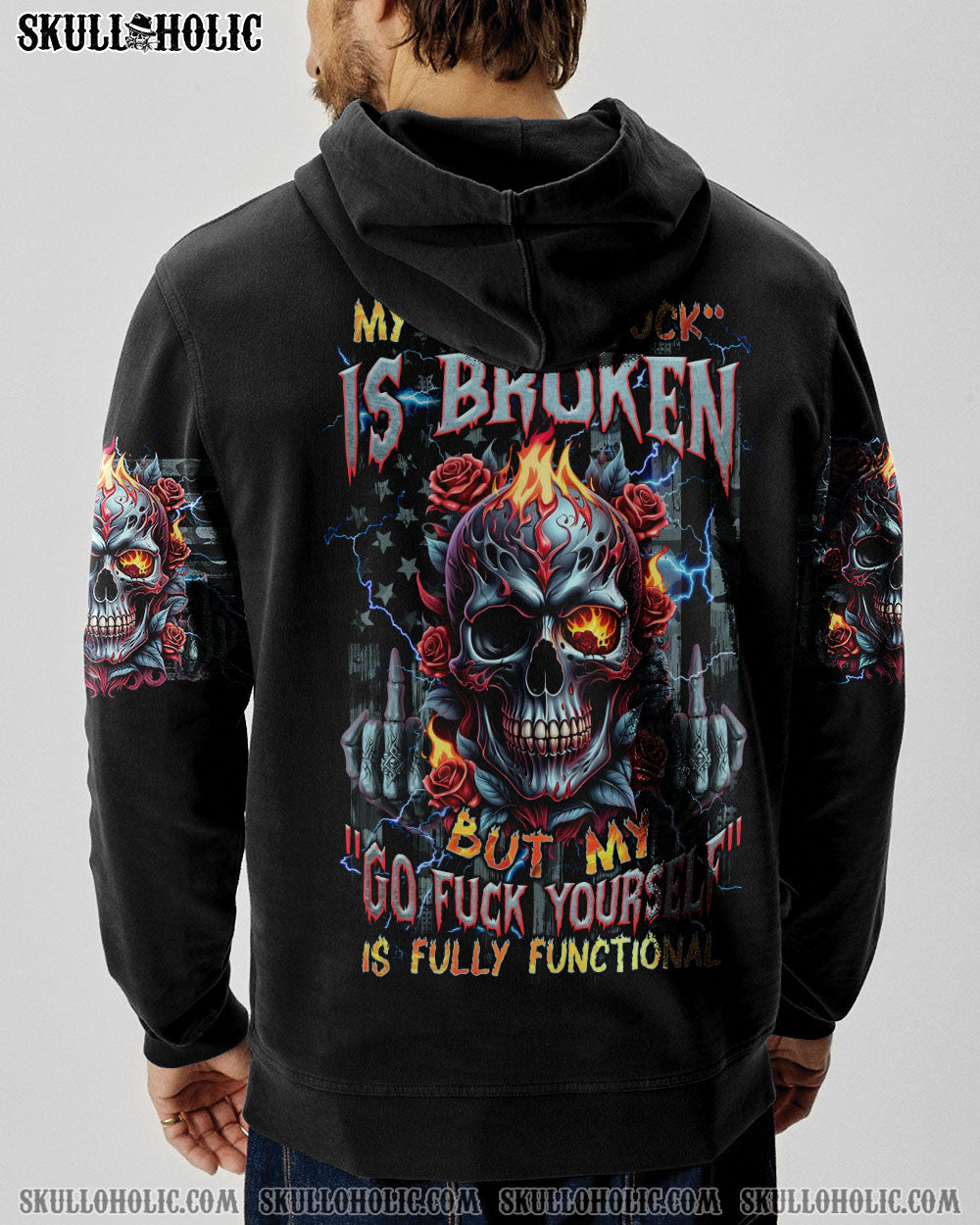 MY GIVE A F IS BROKEN ALL OVER PRINT – TLNZ1704243