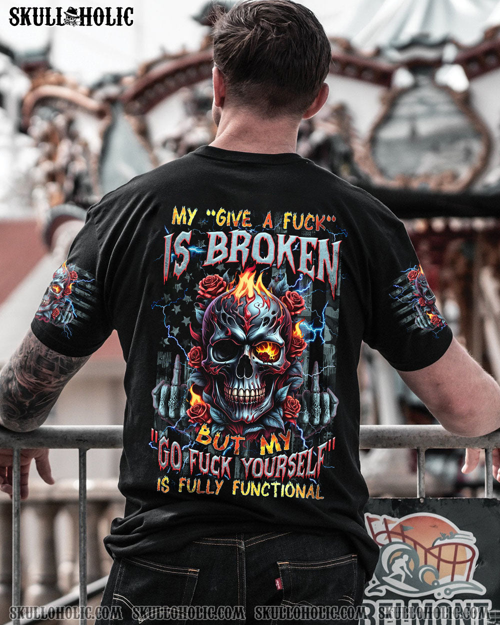 MY GIVE A F IS BROKEN ALL OVER PRINT – TLNZ1704243
