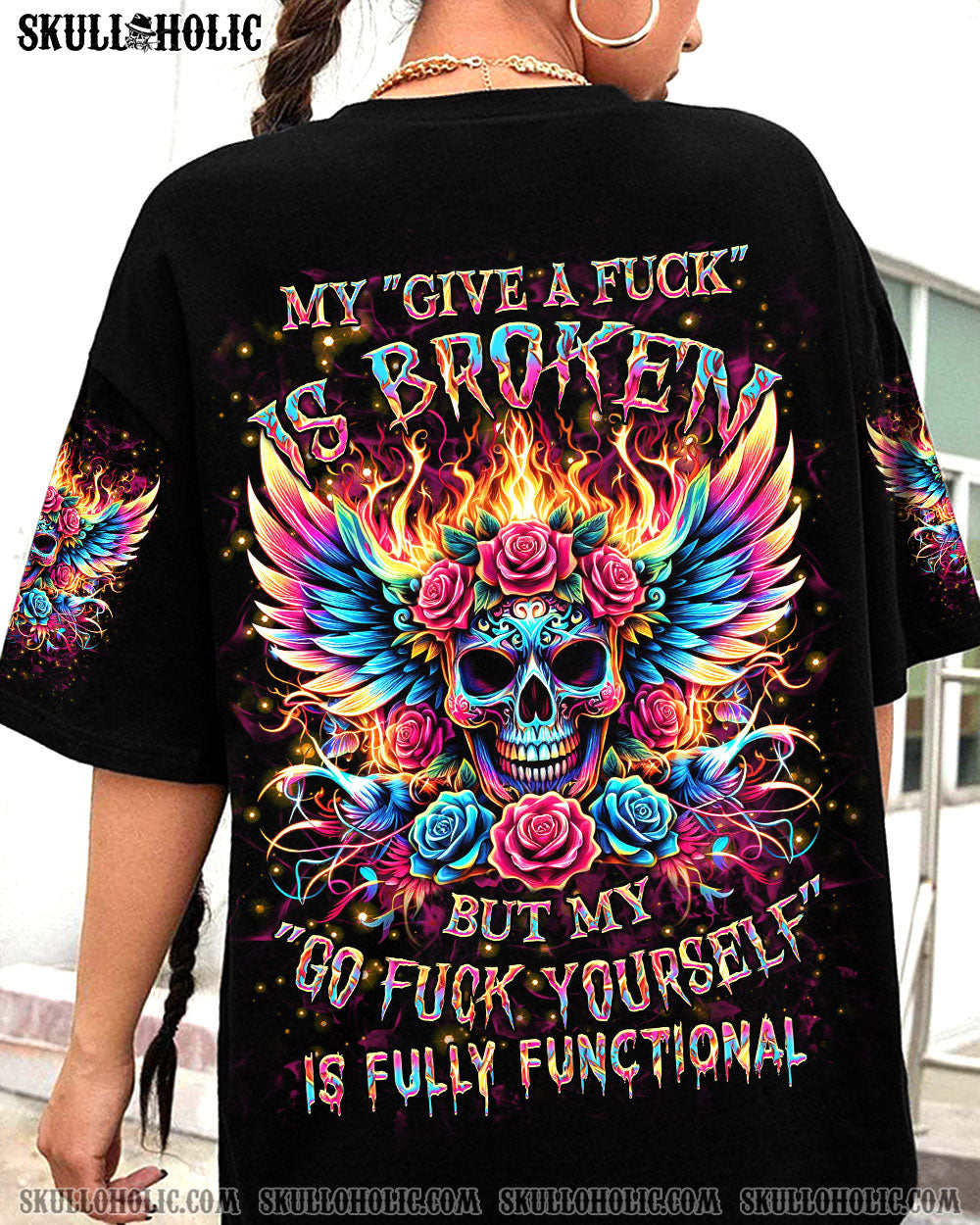 MY GIVE A F IS BROKEN ALL OVER PRINT - YHKD1502243