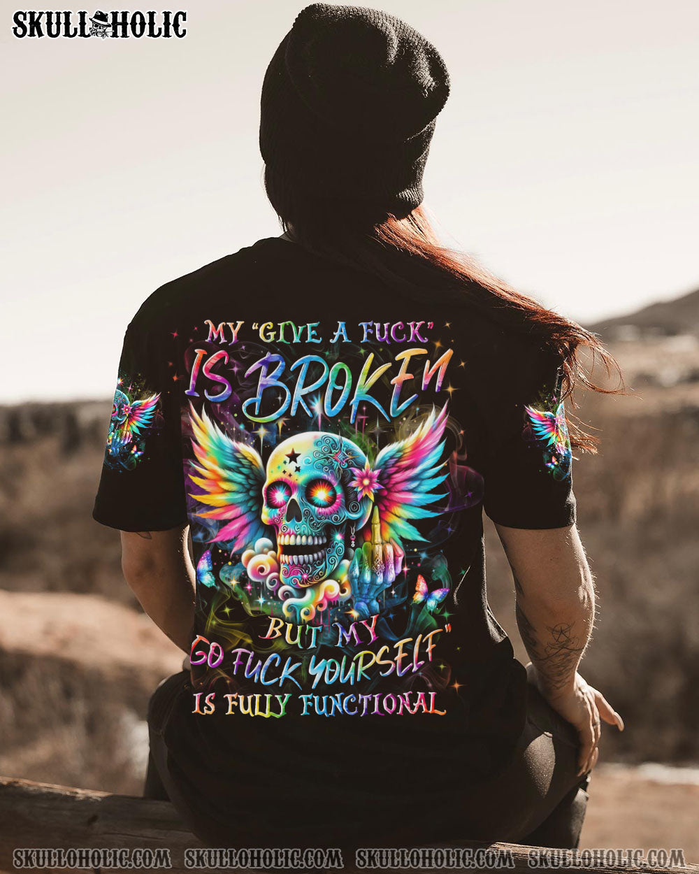 MY GIVE A F IS BROKEN ALL OVER PRINT – YHLN2003244