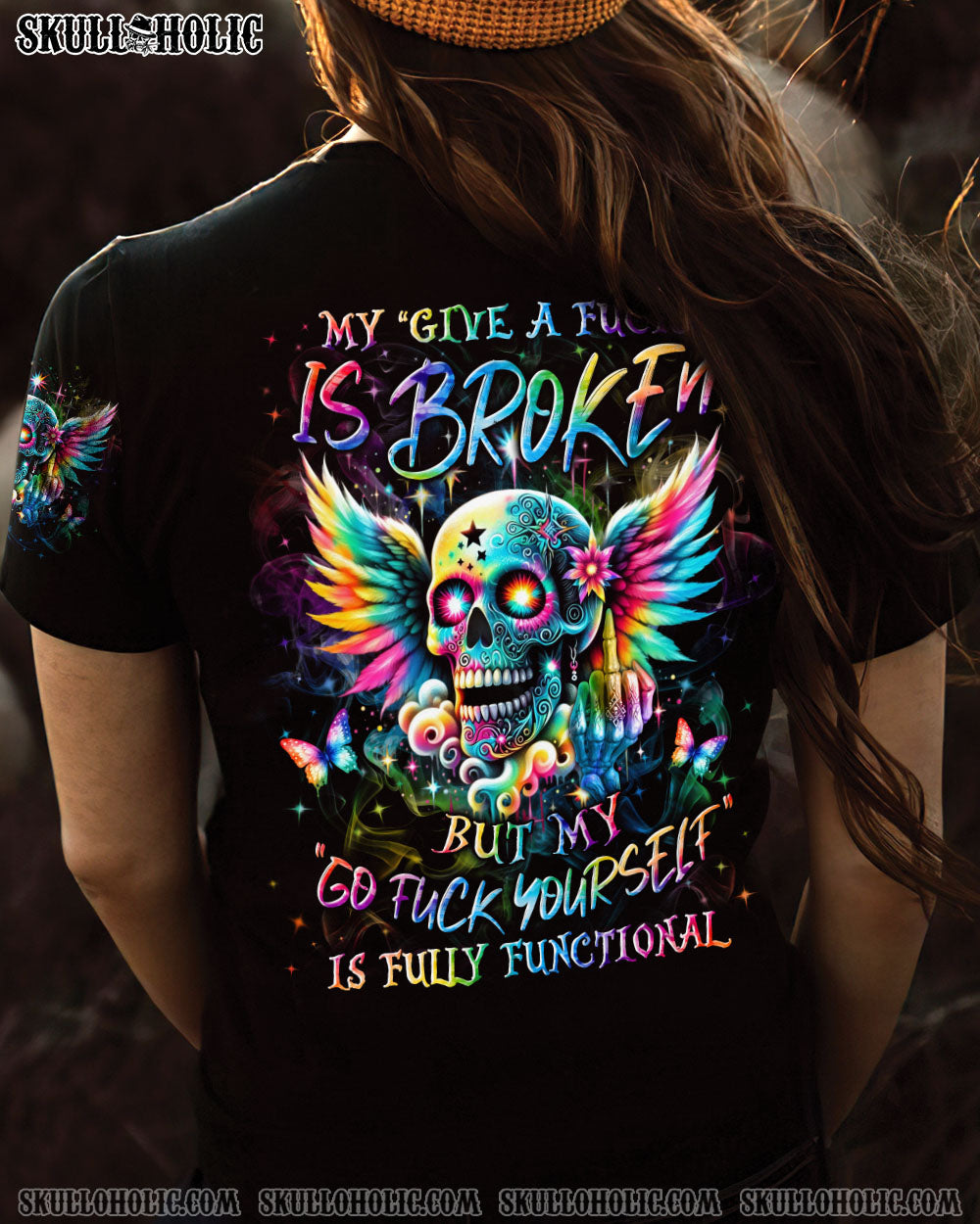 MY GIVE A F IS BROKEN ALL OVER PRINT – YHLN2003244