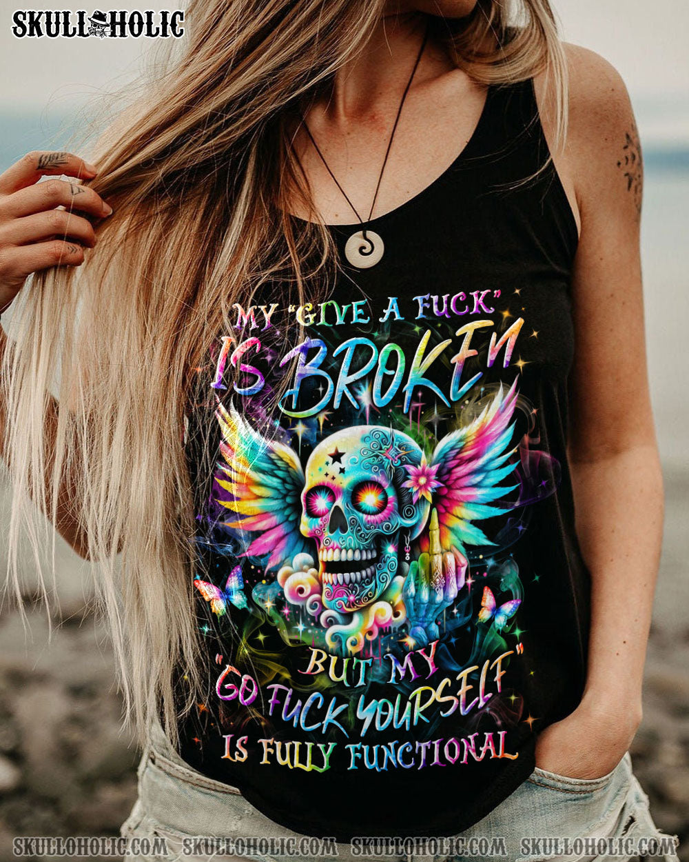MY GIVE A F IS BROKEN ALL OVER PRINT – YHLN2003244
