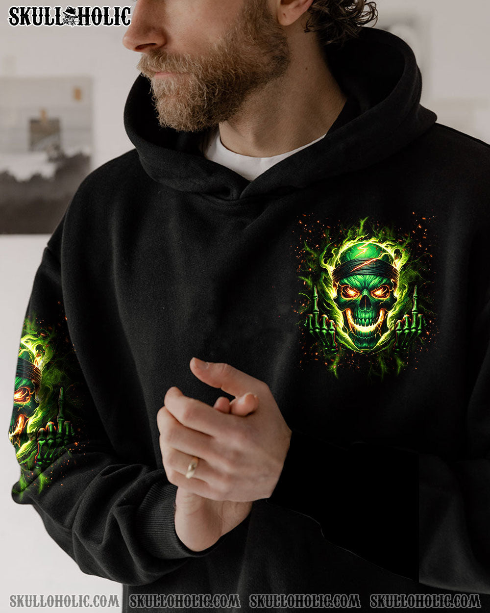 MY GIVE A F IS BROKEN MAD SKULL ALL OVER PRINT – YHLN1803243