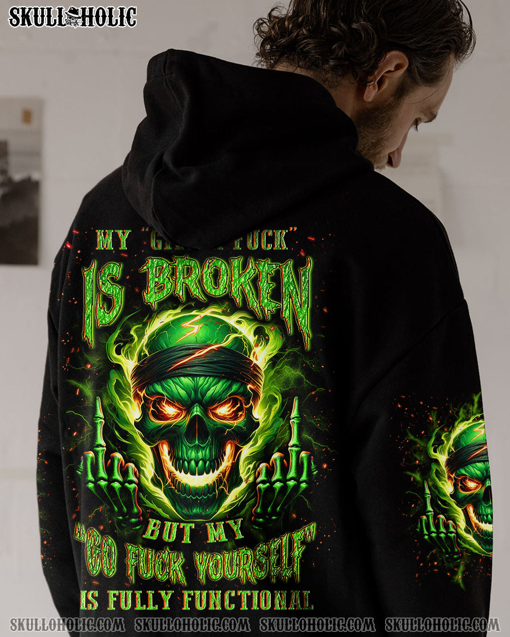MY GIVE A F IS BROKEN MAD SKULL ALL OVER PRINT – YHLN1803243