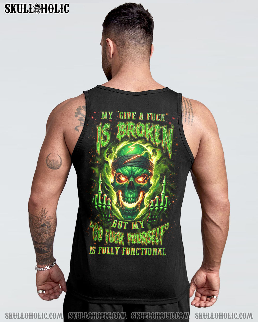 MY GIVE A F IS BROKEN MAD SKULL ALL OVER PRINT – YHLN1803243