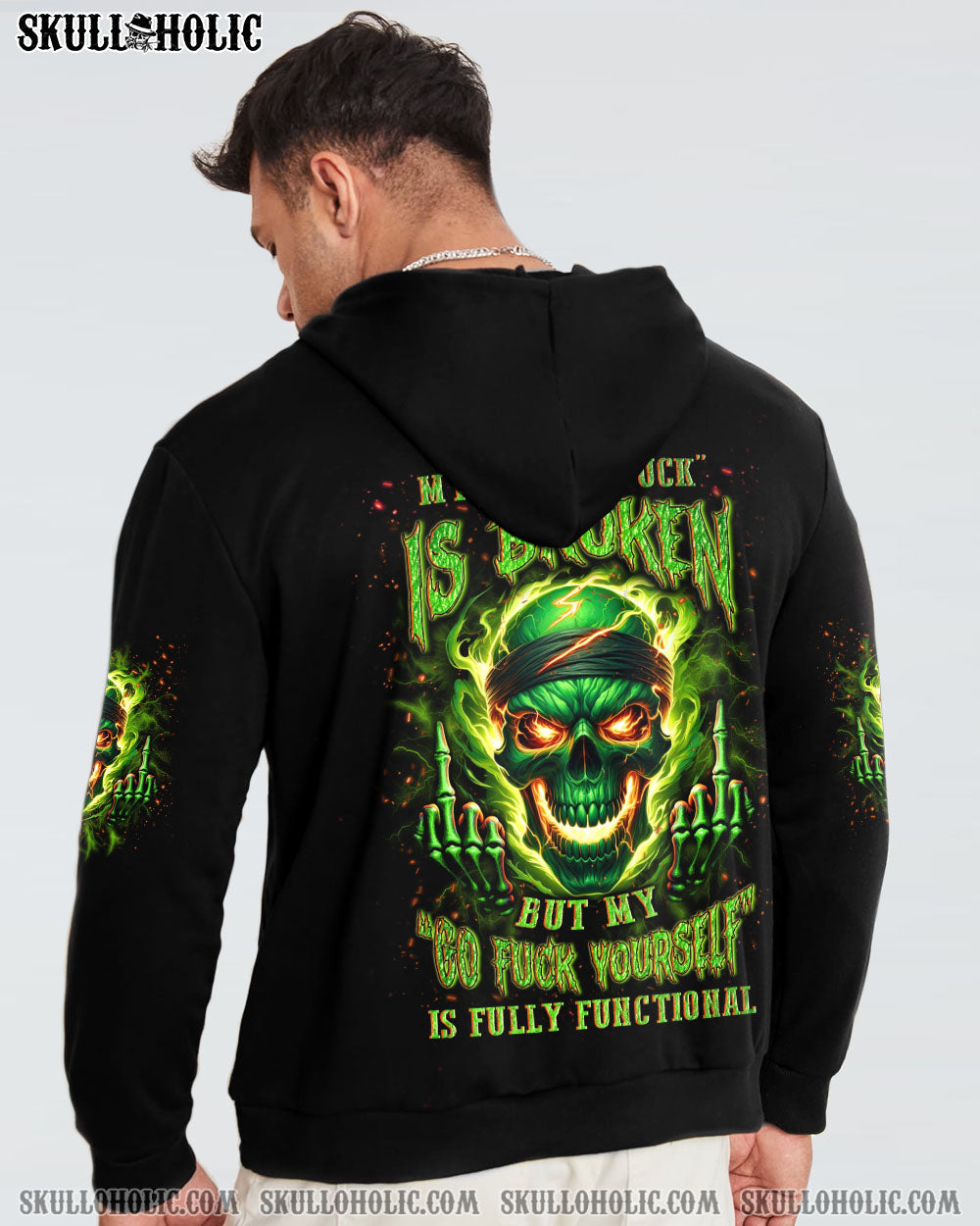 MY GIVE A F IS BROKEN MAD SKULL ALL OVER PRINT – YHLN1803243