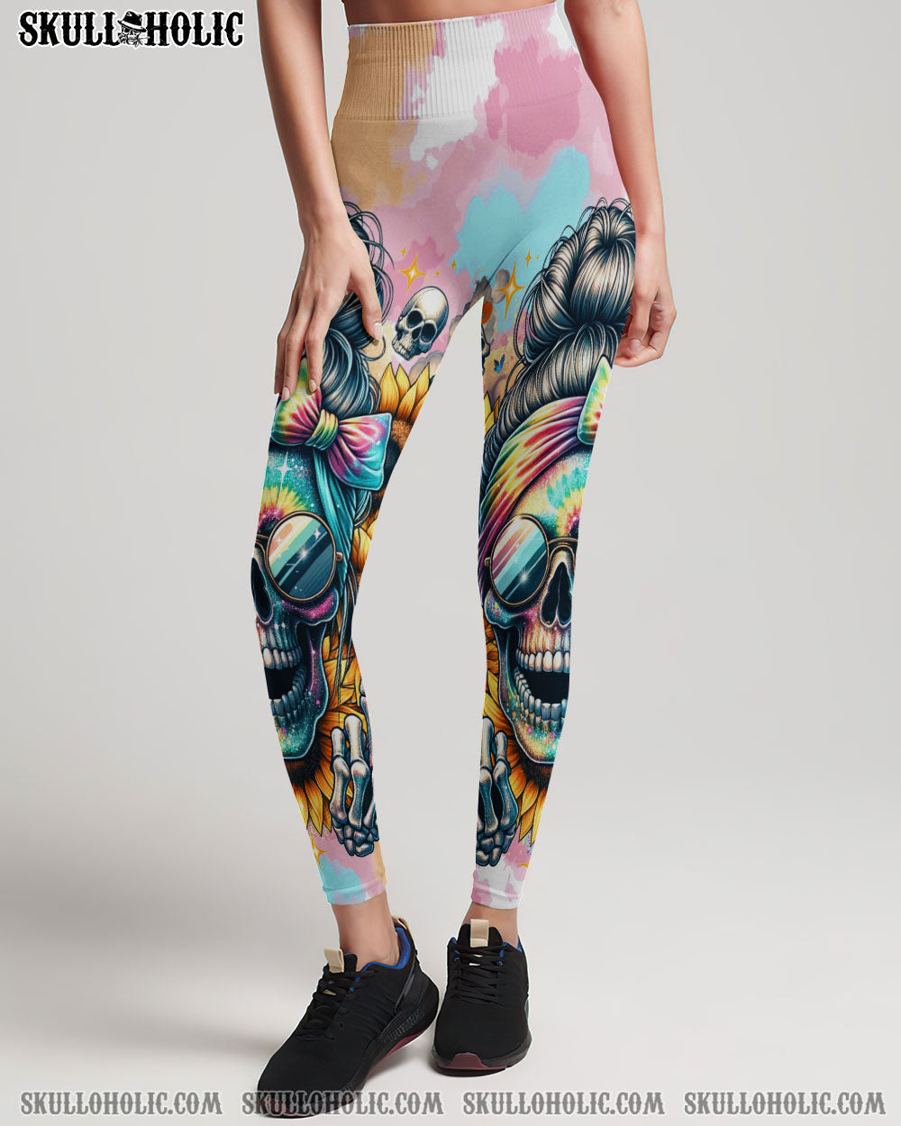 MY GIVE A F IS BROKEN MESSY BUN SKULL ALL OVER PRINT – TLTR0311232