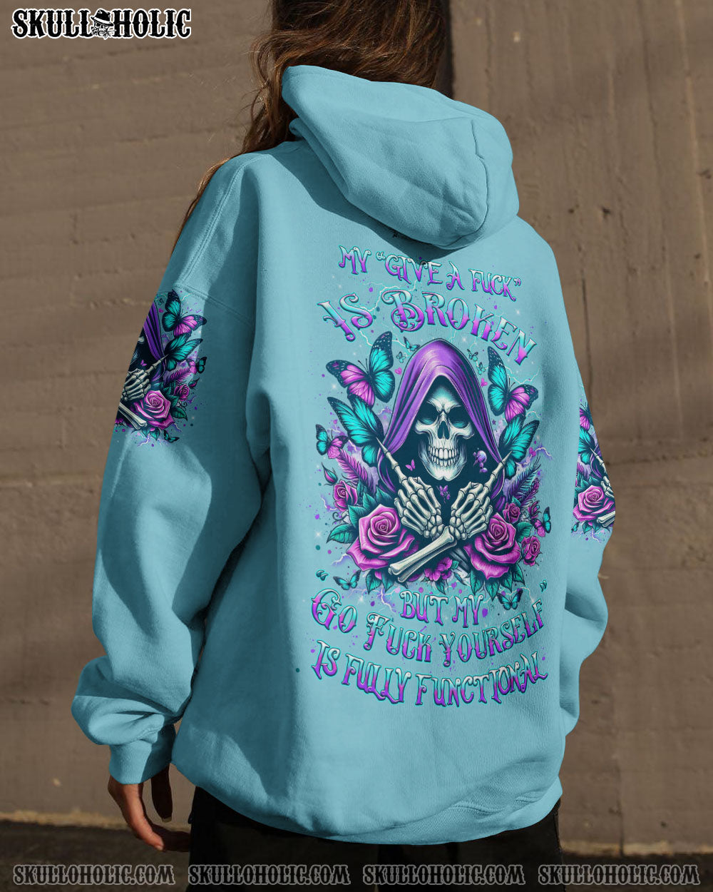 MY GIVE A F IS BROKEN SKULL REAPER ALL OVER PRINT – YHLT2602244
