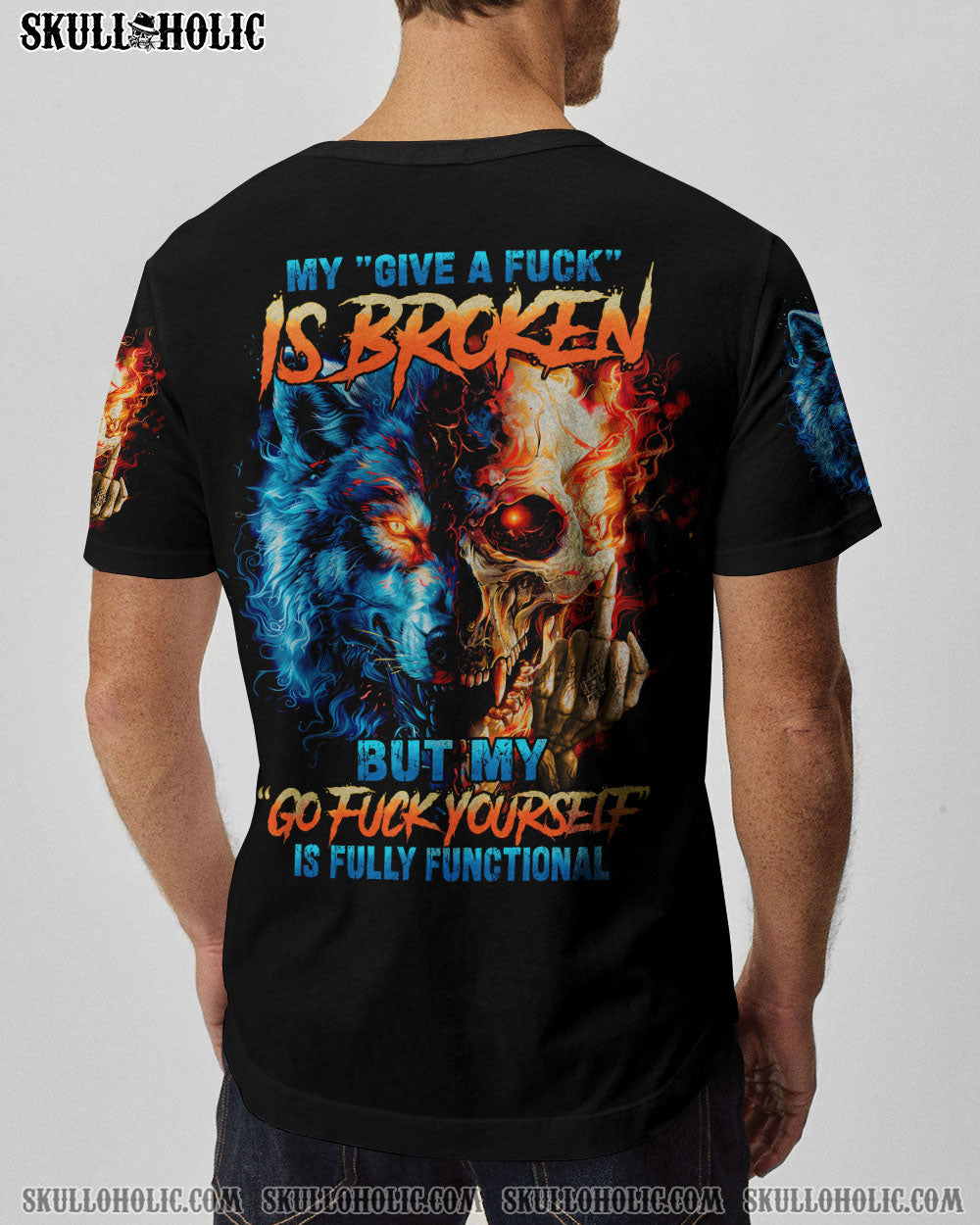 MY GIVE A F IS BROKEN SKULL WOLF ALL OVER PRINT – TYHI1604241