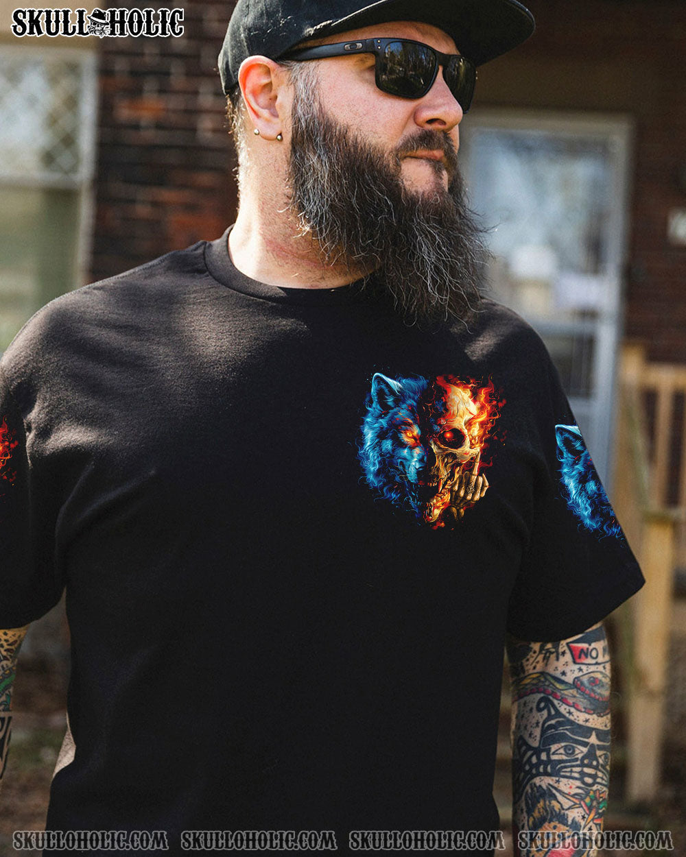 MY GIVE A F IS BROKEN SKULL WOLF ALL OVER PRINT – TYHI1604241