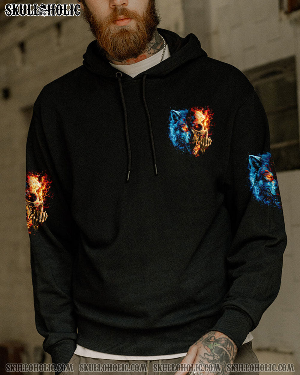 MY GIVE A F IS BROKEN SKULL WOLF ALL OVER PRINT – TYHI1604241