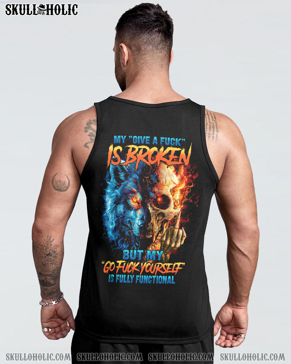 MY GIVE A F IS BROKEN SKULL WOLF ALL OVER PRINT – TYHI1604241