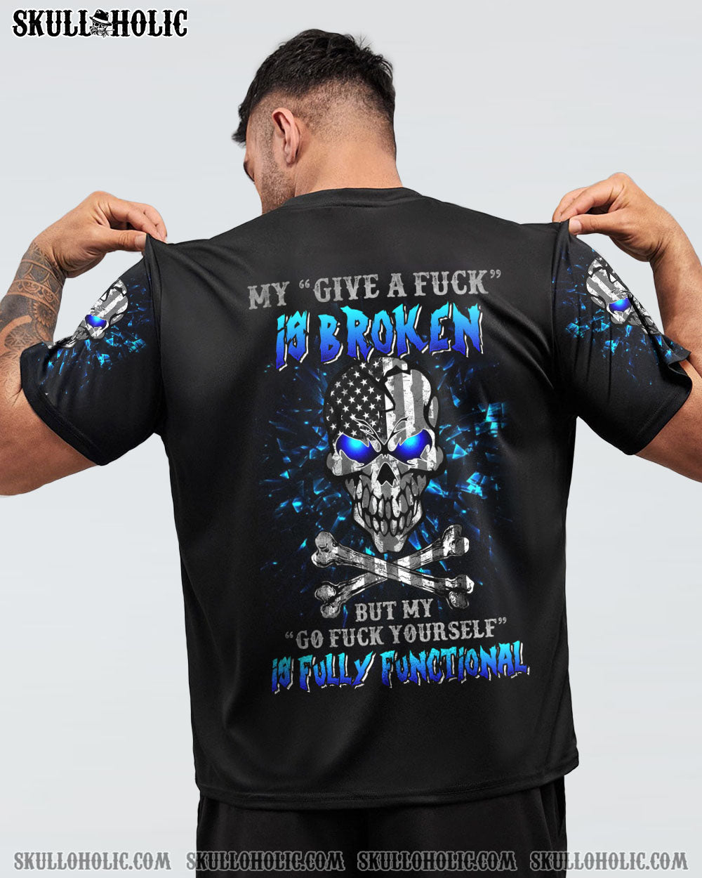 MY GIVE A F MAD SKULL FLAG ALL OVER PRINT – TLNZ2312223