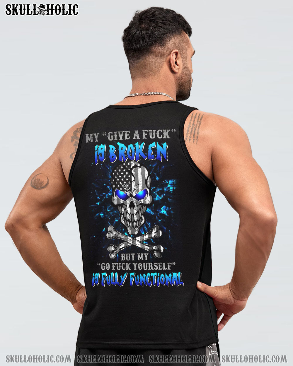 MY GIVE A F MAD SKULL FLAG ALL OVER PRINT – TLNZ2312223