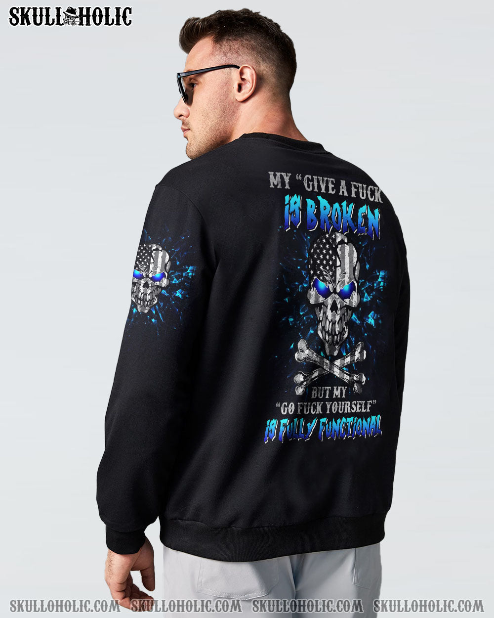 MY GIVE A F MAD SKULL FLAG ALL OVER PRINT – TLNZ2312223