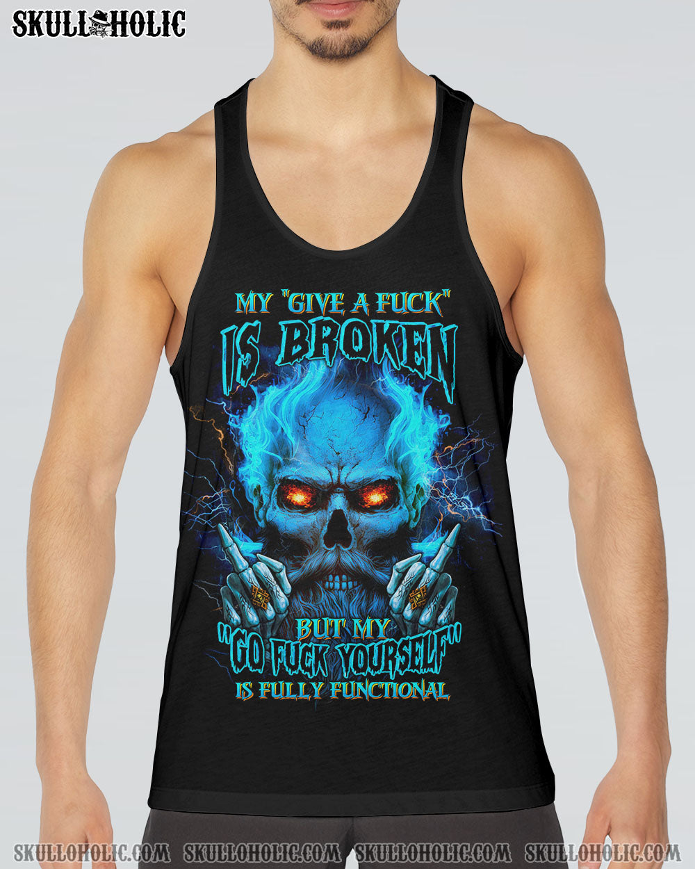 MY GIVE A F OLD MAN SKULL ALL OVER PRINT – TLTW1004235