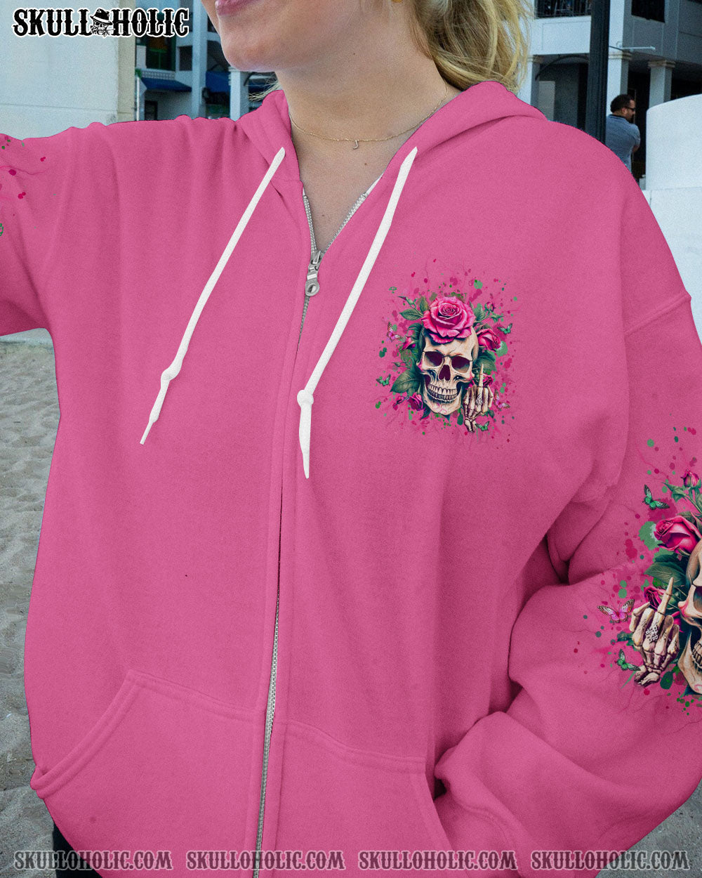 MY GIVE A F ROSE SKULL ALL OVER PRINT – YHLT1104243