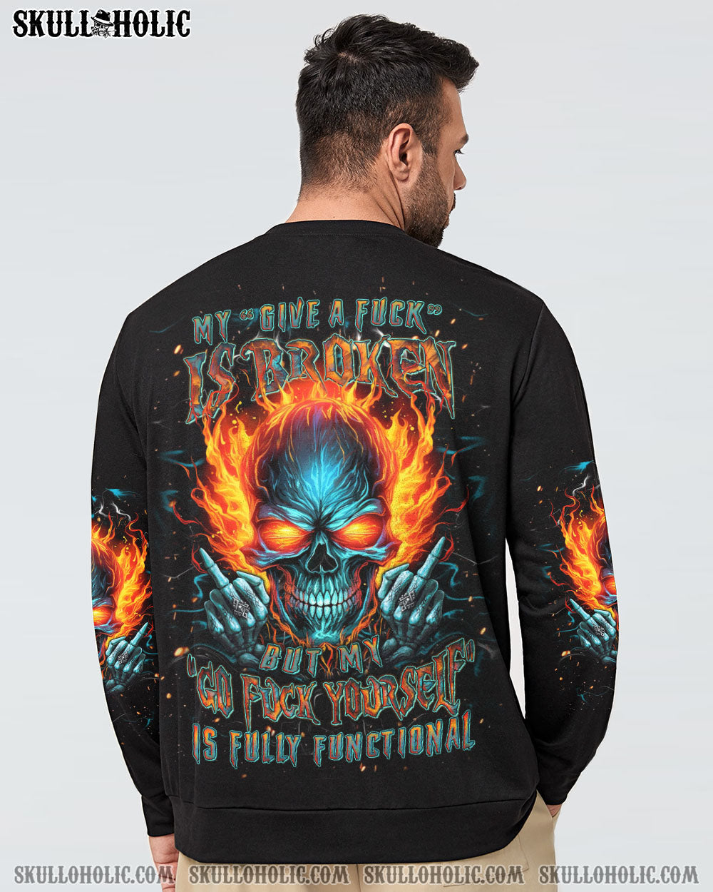 MY GIVE A F SKULL ALL OVER PRINT – YHLH0610232