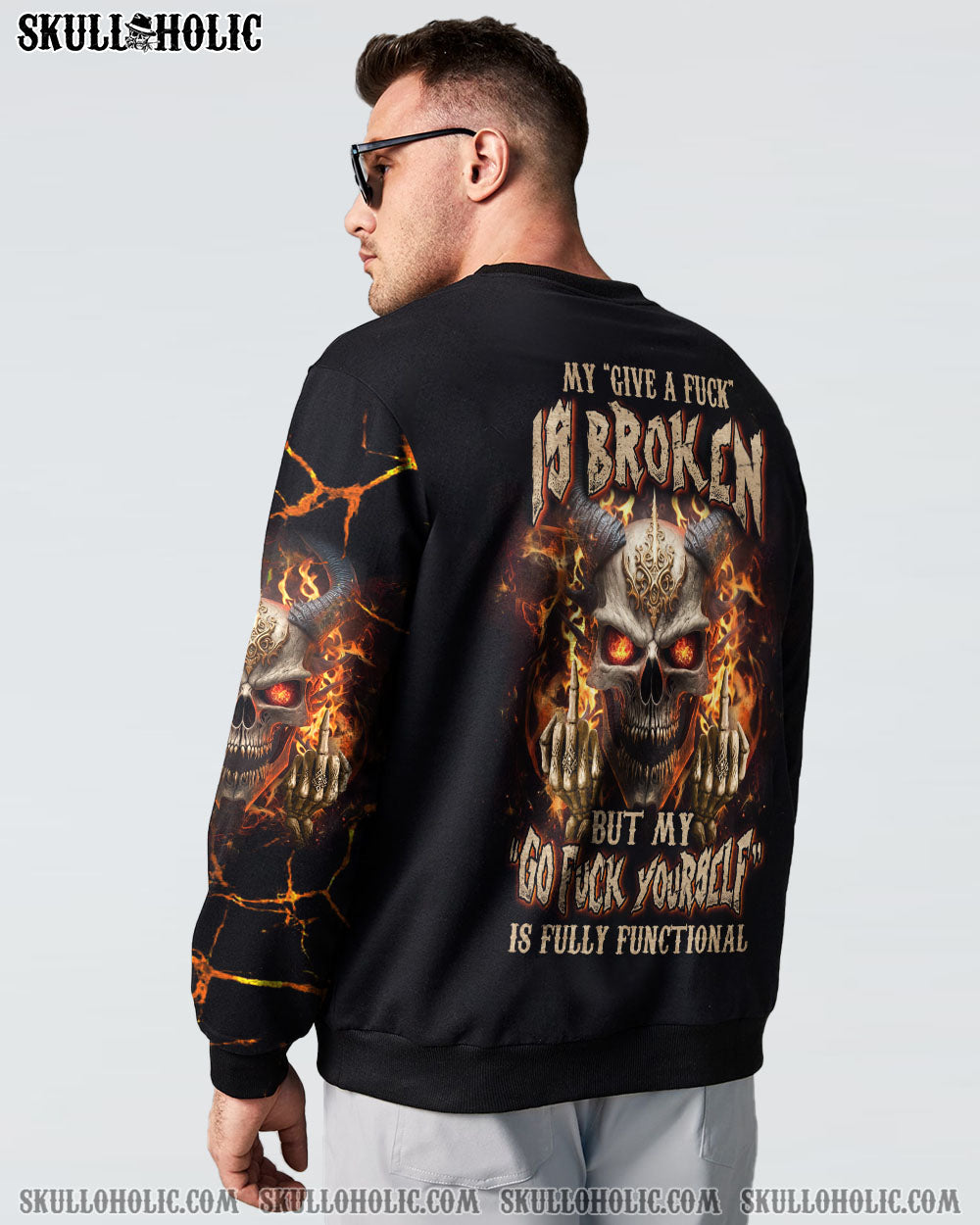 MY GIVE A F SKULL ALL OVER PRINT – YHLN0404232