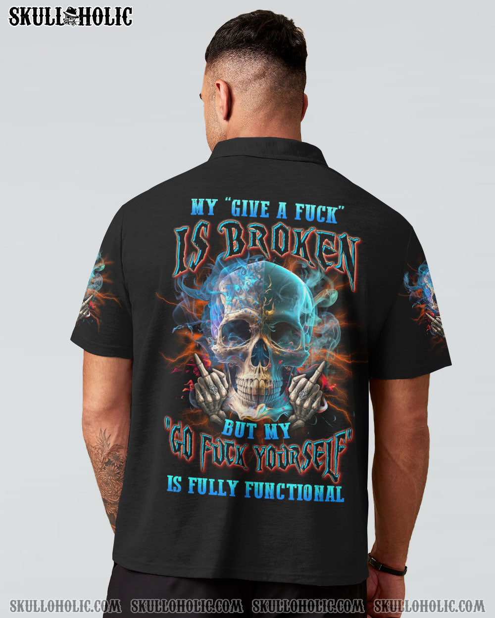 MY GIVE A F SMOKE SKULL ALL OVER PRINT – YHLN0602234