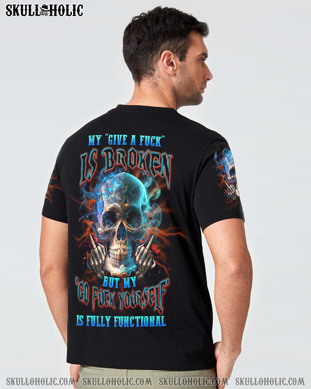 MY GIVE A F SMOKE SKULL ALL OVER PRINT – YHLN0602234