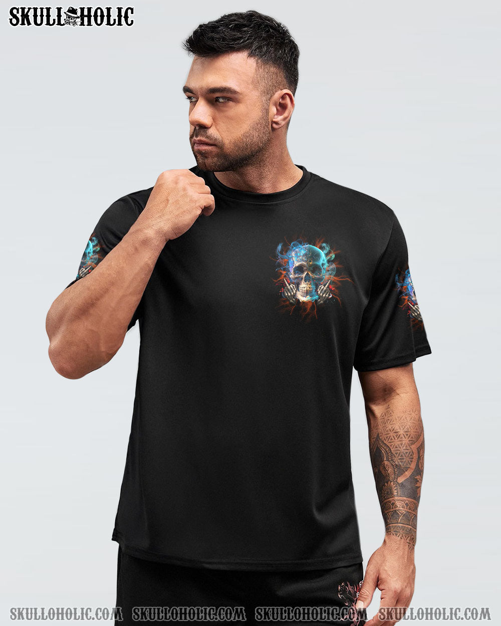 MY GIVE A F SMOKE SKULL ALL OVER PRINT – YHLN0602234