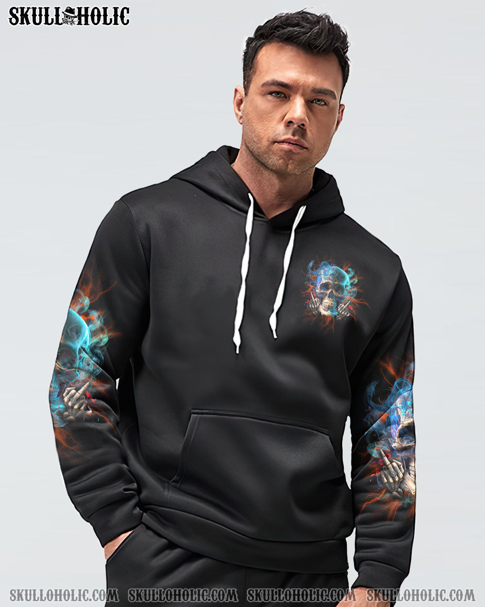 MY GIVE A F SMOKE SKULL ALL OVER PRINT – YHLN0602234