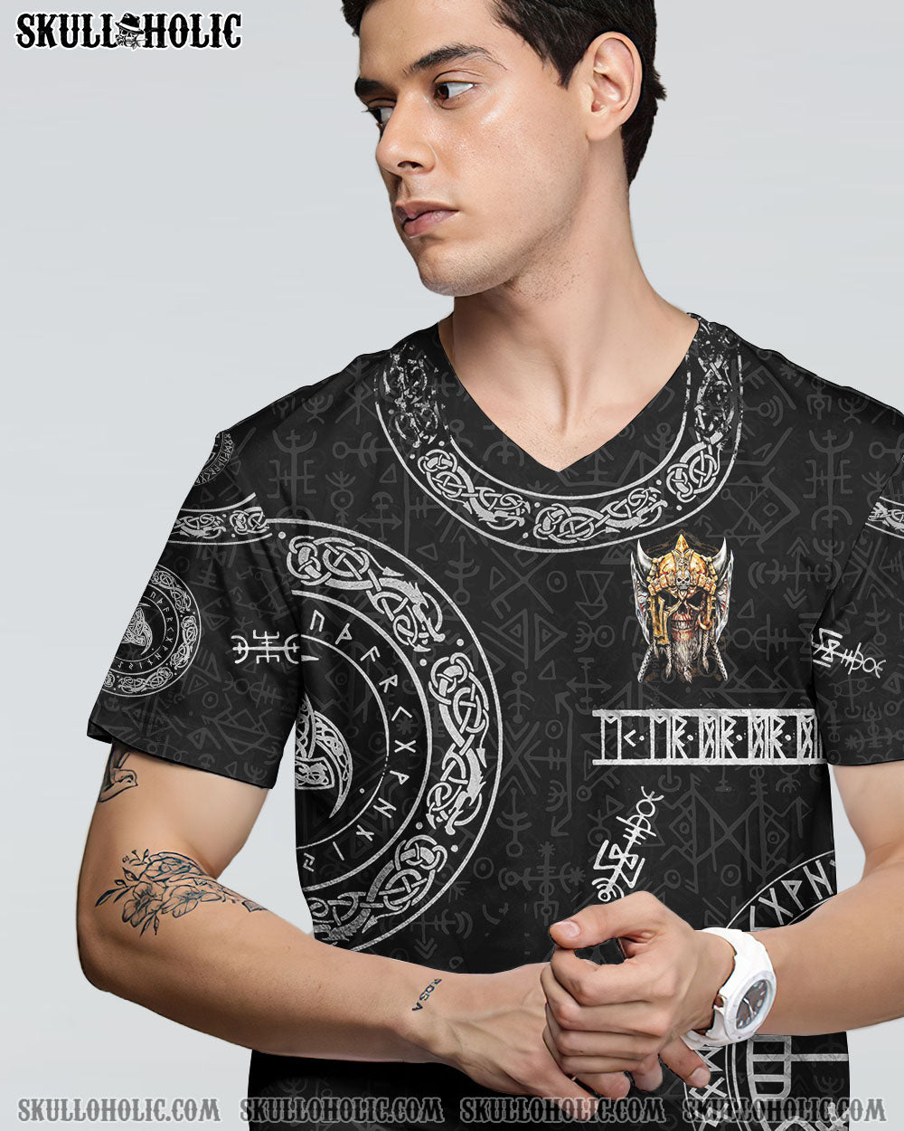 MY GIVE A F VIKING SKULL ALL OVER PRINT – TLTM2801232
