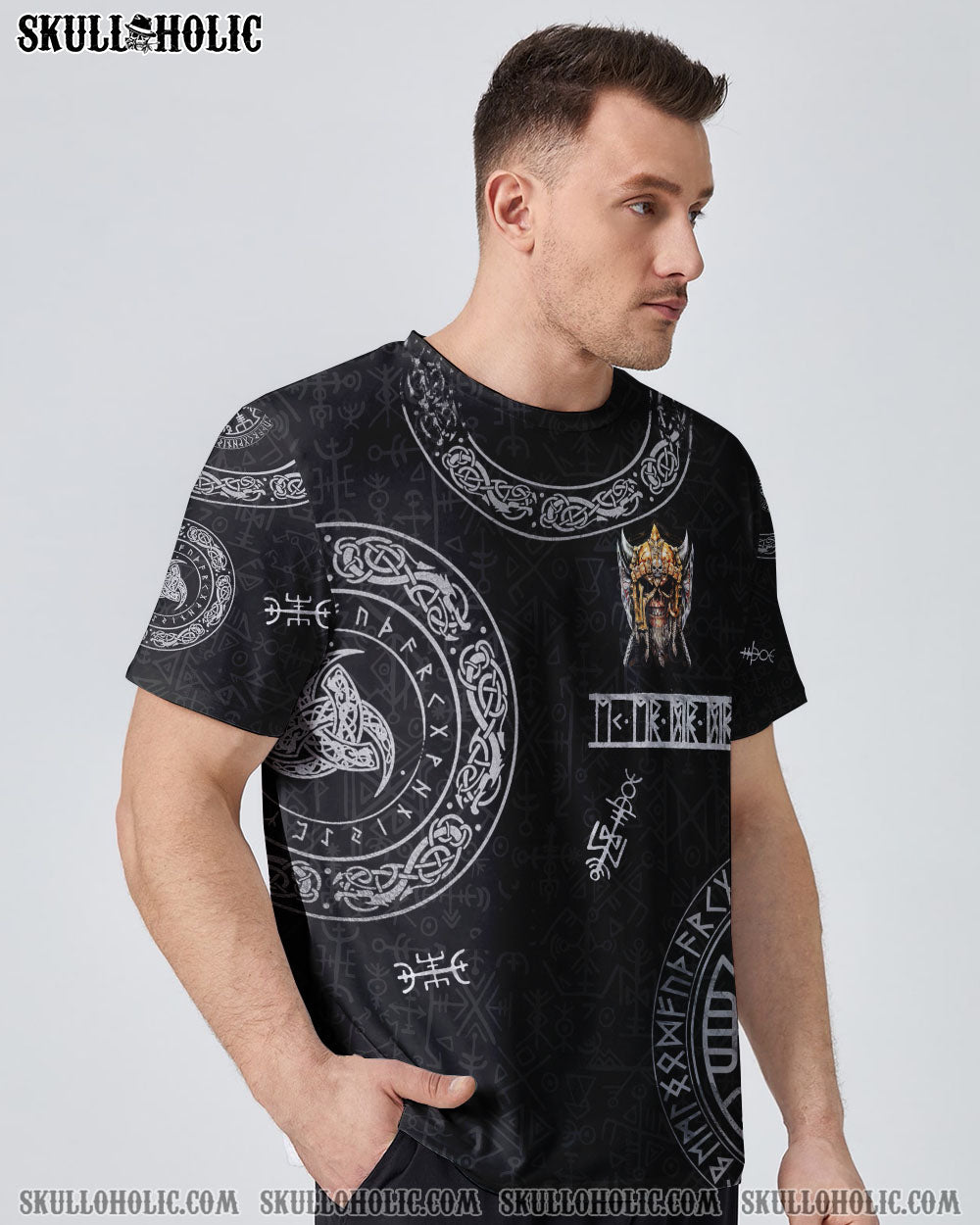MY GIVE A F VIKING SKULL ALL OVER PRINT – TLTM2801232