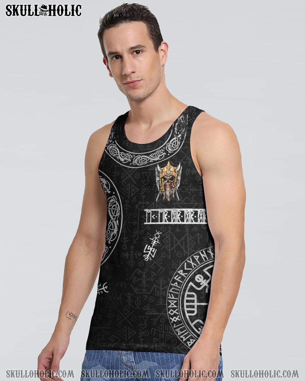 MY GIVE A F VIKING SKULL ALL OVER PRINT – TLTM2801232