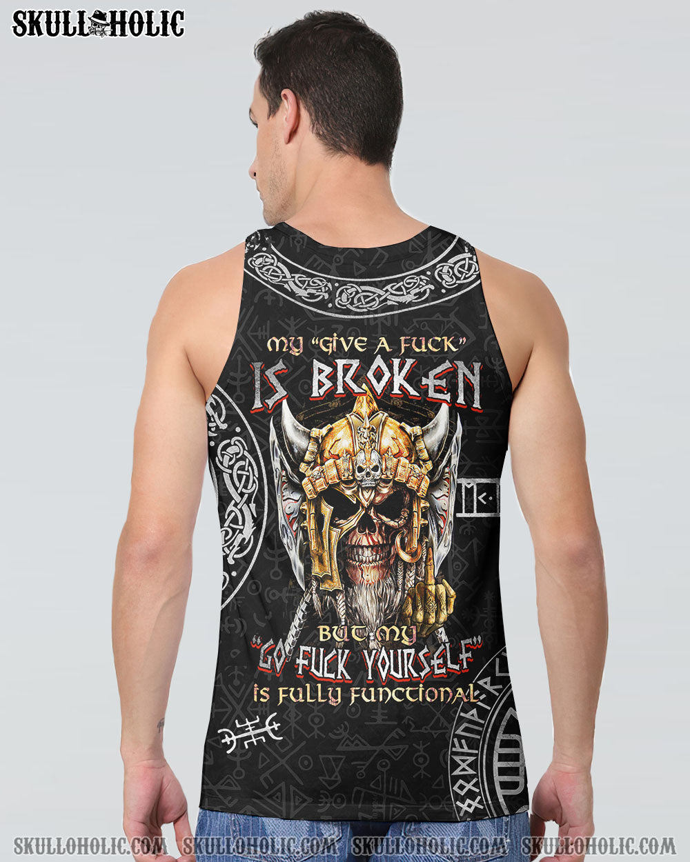 MY GIVE A F VIKING SKULL ALL OVER PRINT – TLTM2801232