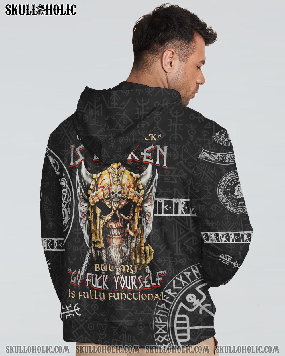 MY GIVE A F VIKING SKULL ALL OVER PRINT – TLTM2801232