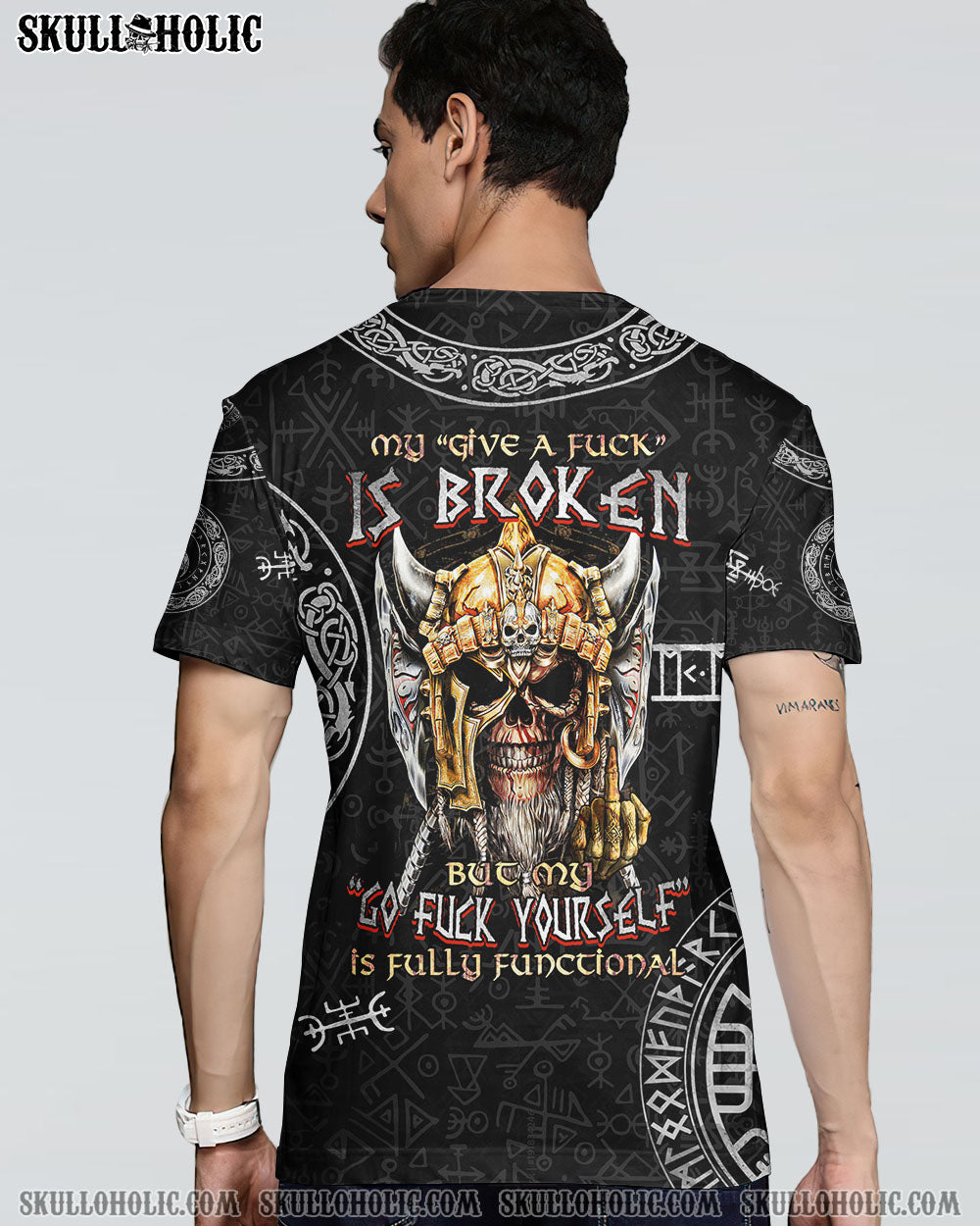 MY GIVE A F VIKING SKULL ALL OVER PRINT – TLTM2801232