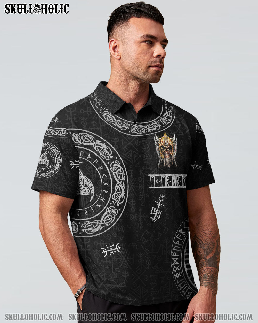 MY GIVE A F VIKING SKULL ALL OVER PRINT – TLTM2801232