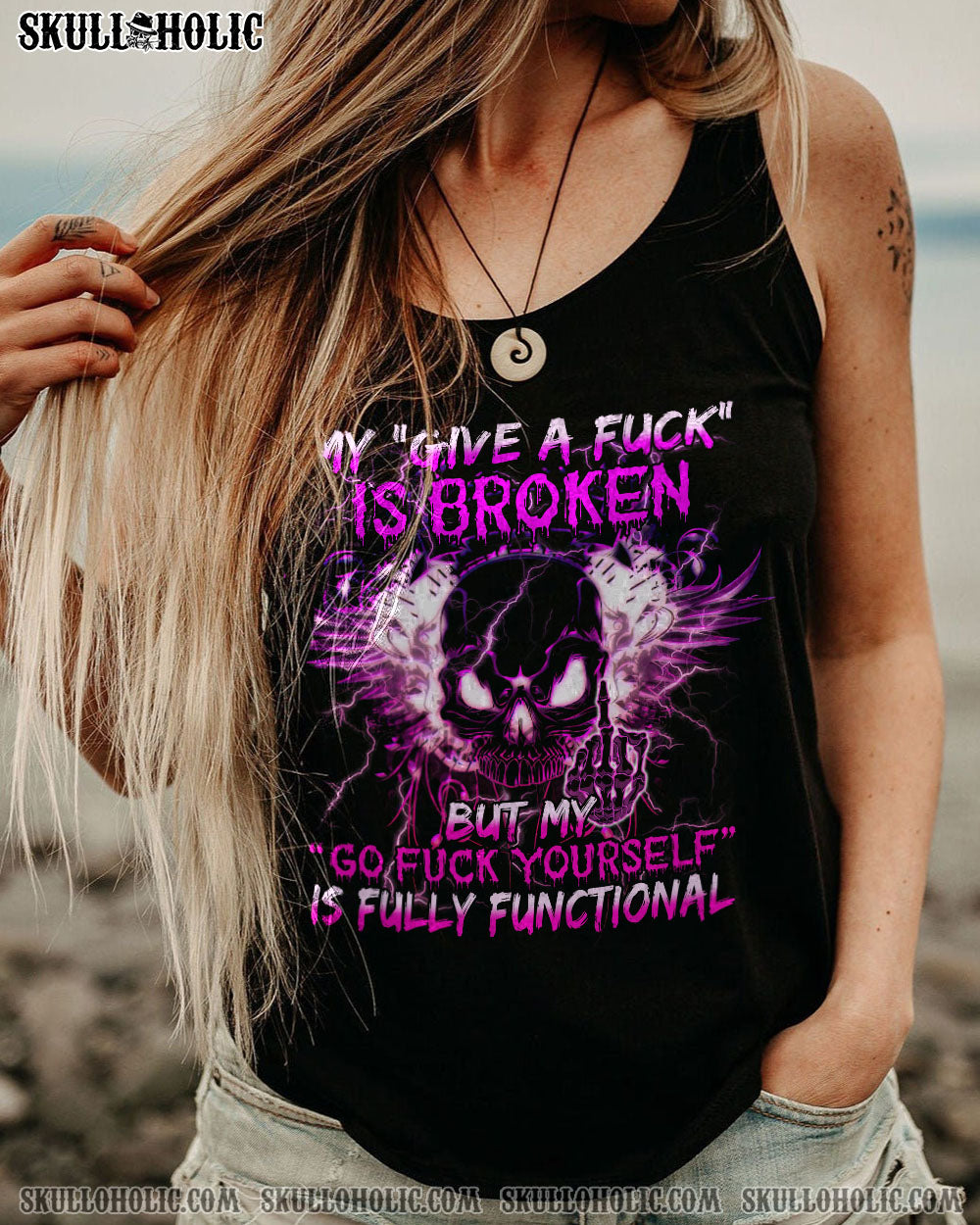 MY GIVE A F WINGS SKULL ALL OVER PRINT – TLTM1912225