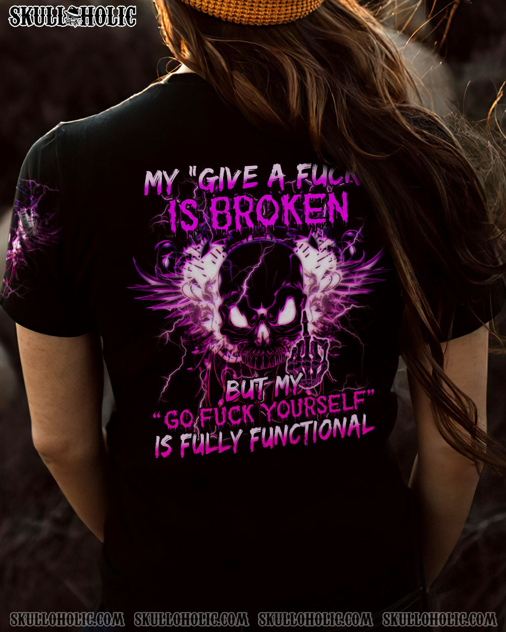 MY GIVE A F WINGS SKULL ALL OVER PRINT – TLTM1912225