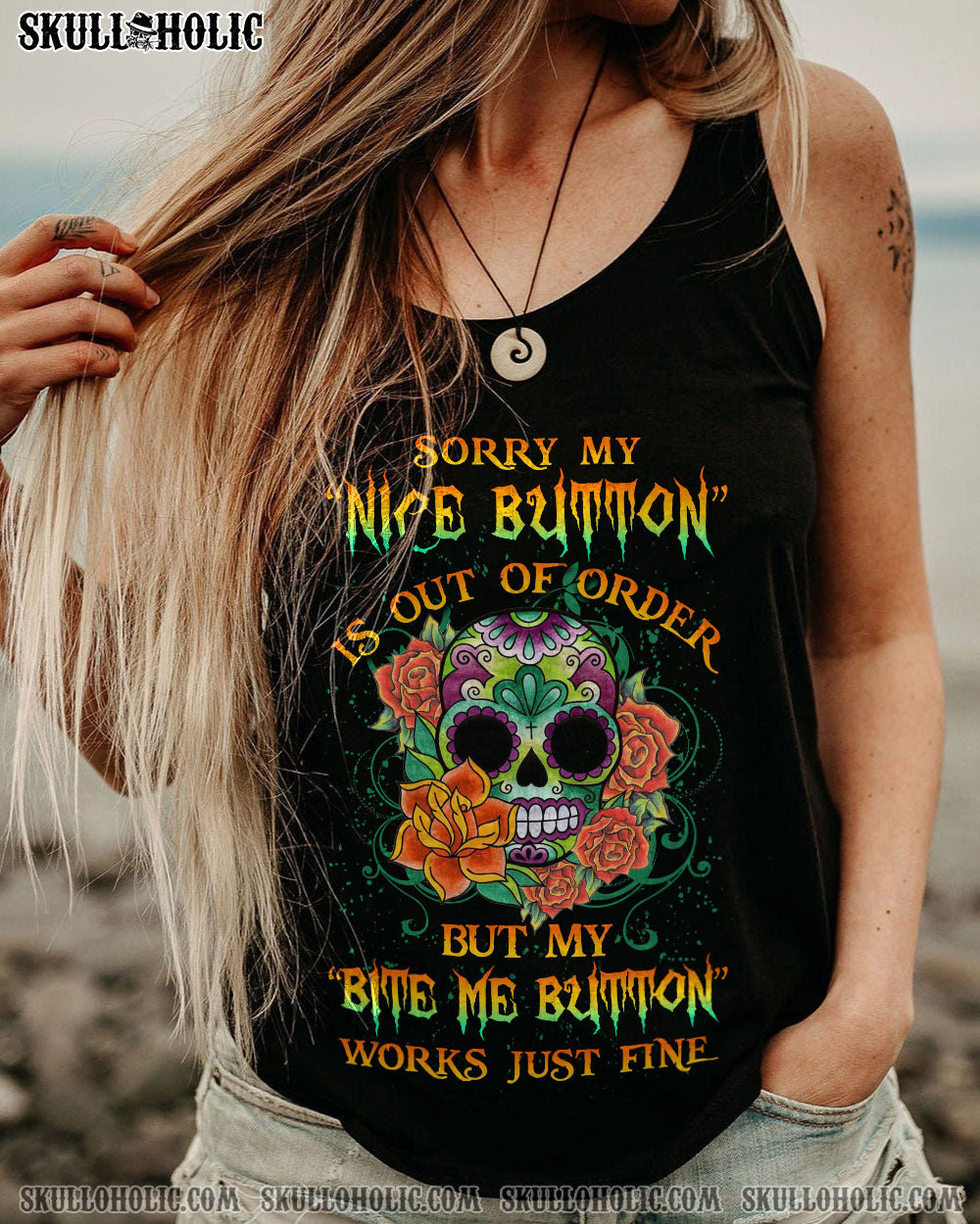 MY NICE BUTTON IS OUT OF ORDER ALL OVER PRINT – YHLN2312222